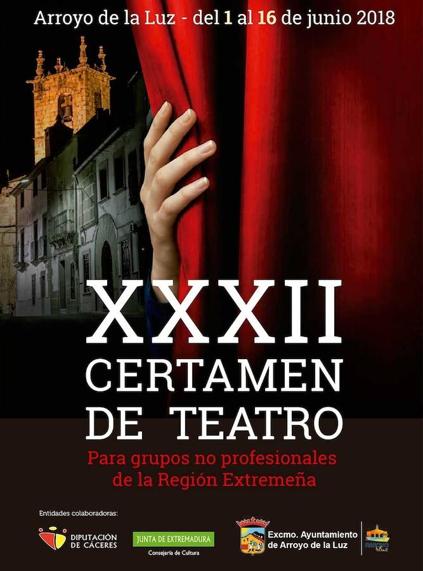 Comienza el XXXII Certamen de Teatro de Arroyo de la Luz