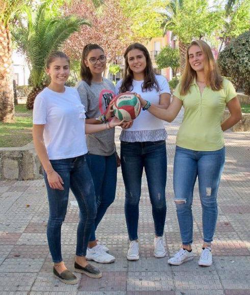 María Guadalupe, Ana Lucas, Laura Pallero y Alba de Lucas