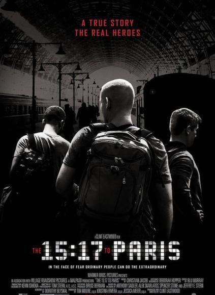 La película para mañana domingo es ‘15:17 Tren a París’