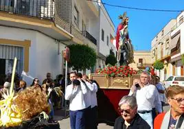 La 'Entrada de Jesús en Jerusalén' fue la primera de las procesiones de la Semana Santa.