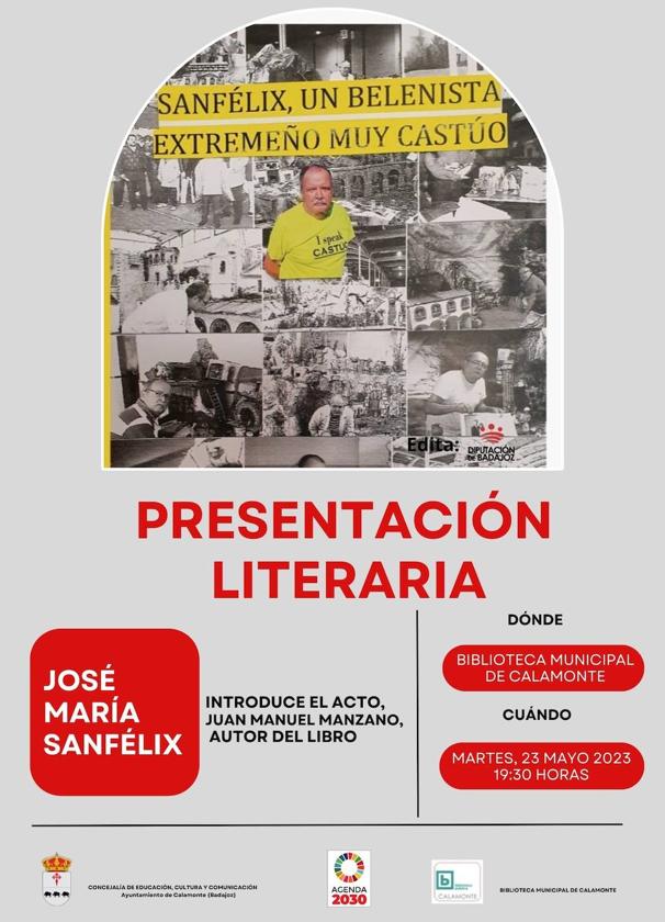 Juan Manuel Manzado presenta en Calamonte 'San Félix, un belenista extremeño y muy castúo'