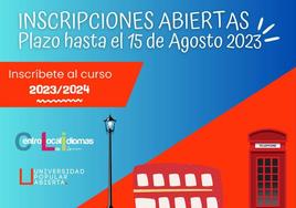 Inscripciones abiertas para el Centro Local de Idiomas