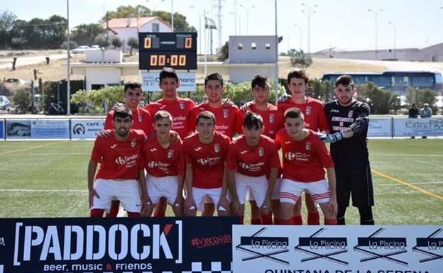 Once del Campa juvenil que jugó el partido de ida ante el Gran Maestre. 