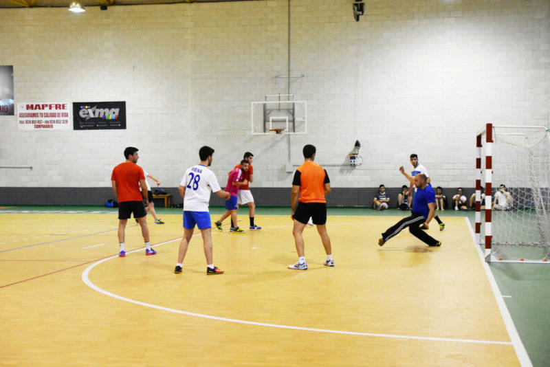 Partido de la liga de fútbol sala el pasado verano. 