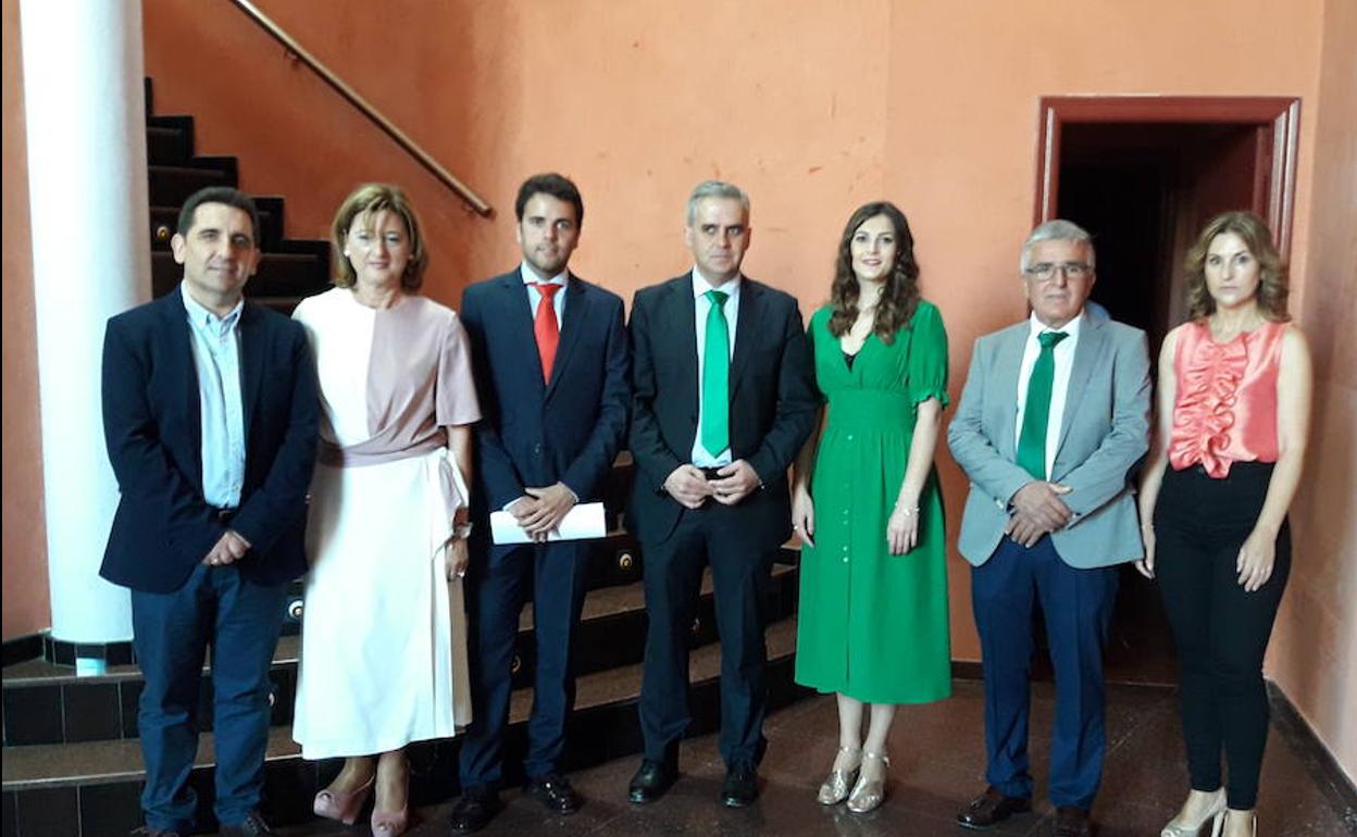 Integrantes del equipo de gobierno del Ayuntamiento de Campanario. 