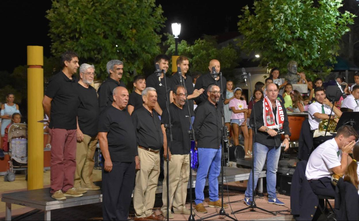 Sección masculina del coro 'Voces Vivas' 