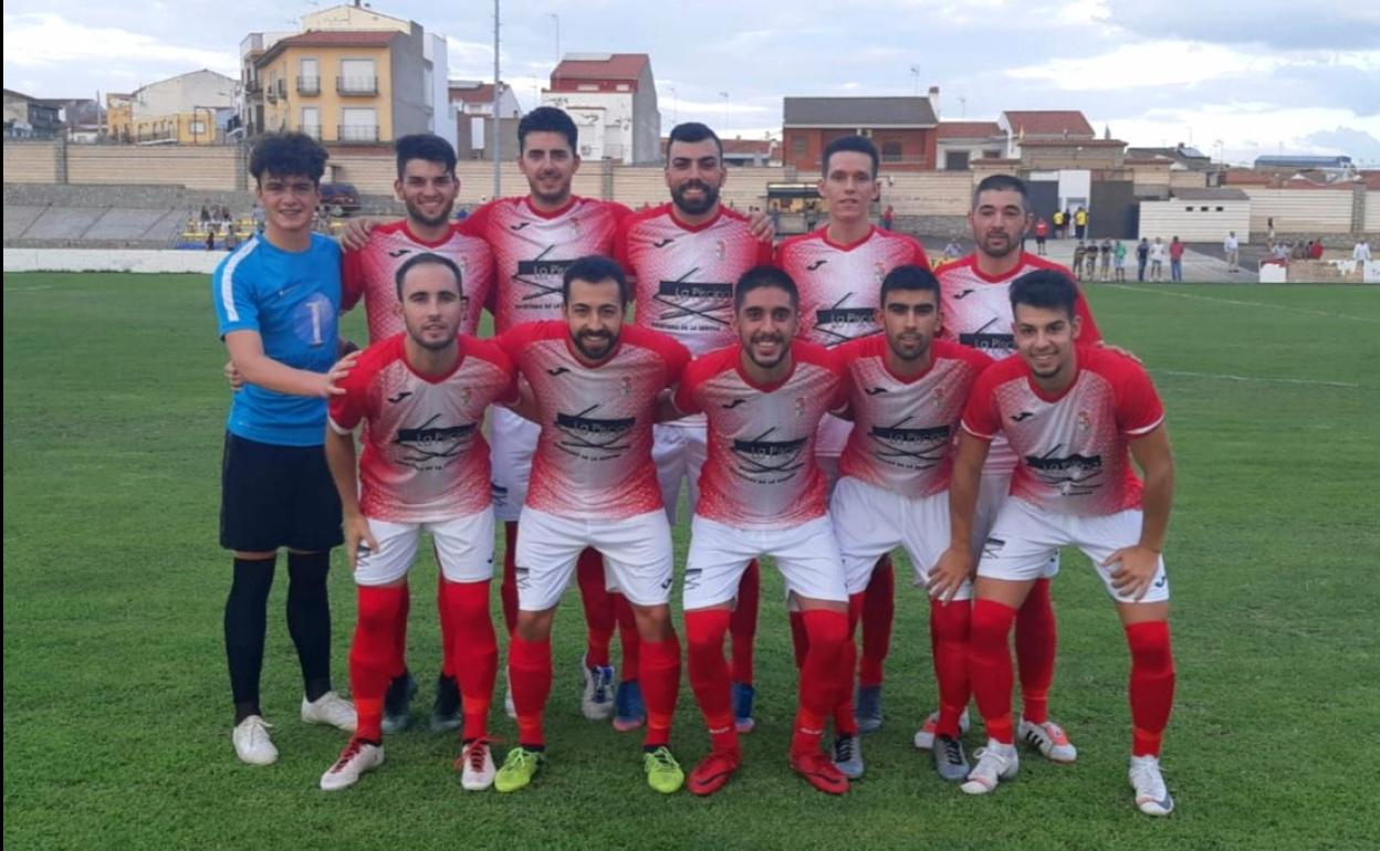 El once inicial frente la Ilipense Zalamea. 
