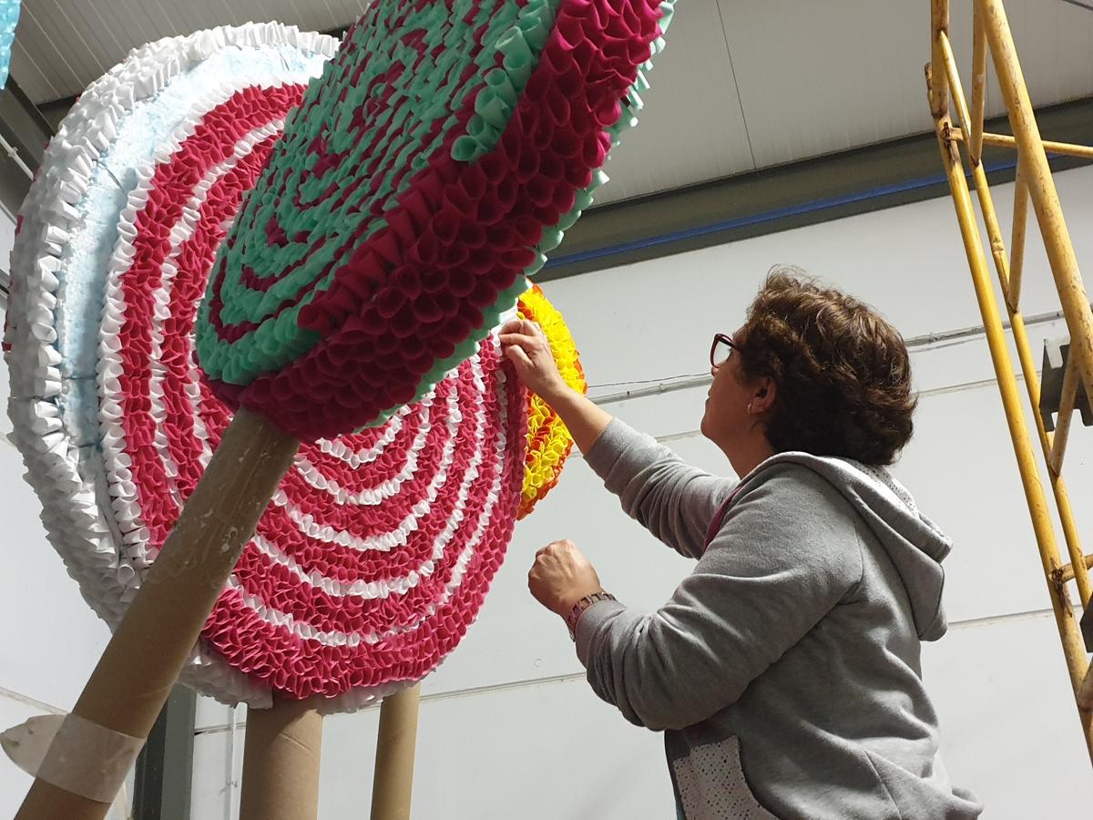 Carroza el Sombrero de Willy Wonka.