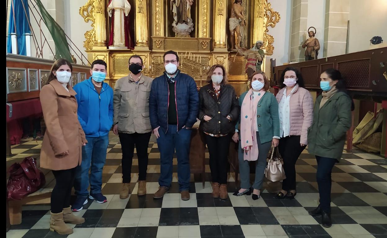 Nueva directiva de la Hermandad del Stmo. Cristo de la Expiación. 