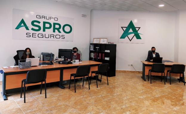 Nueva oficina de Aspro Seguros. 