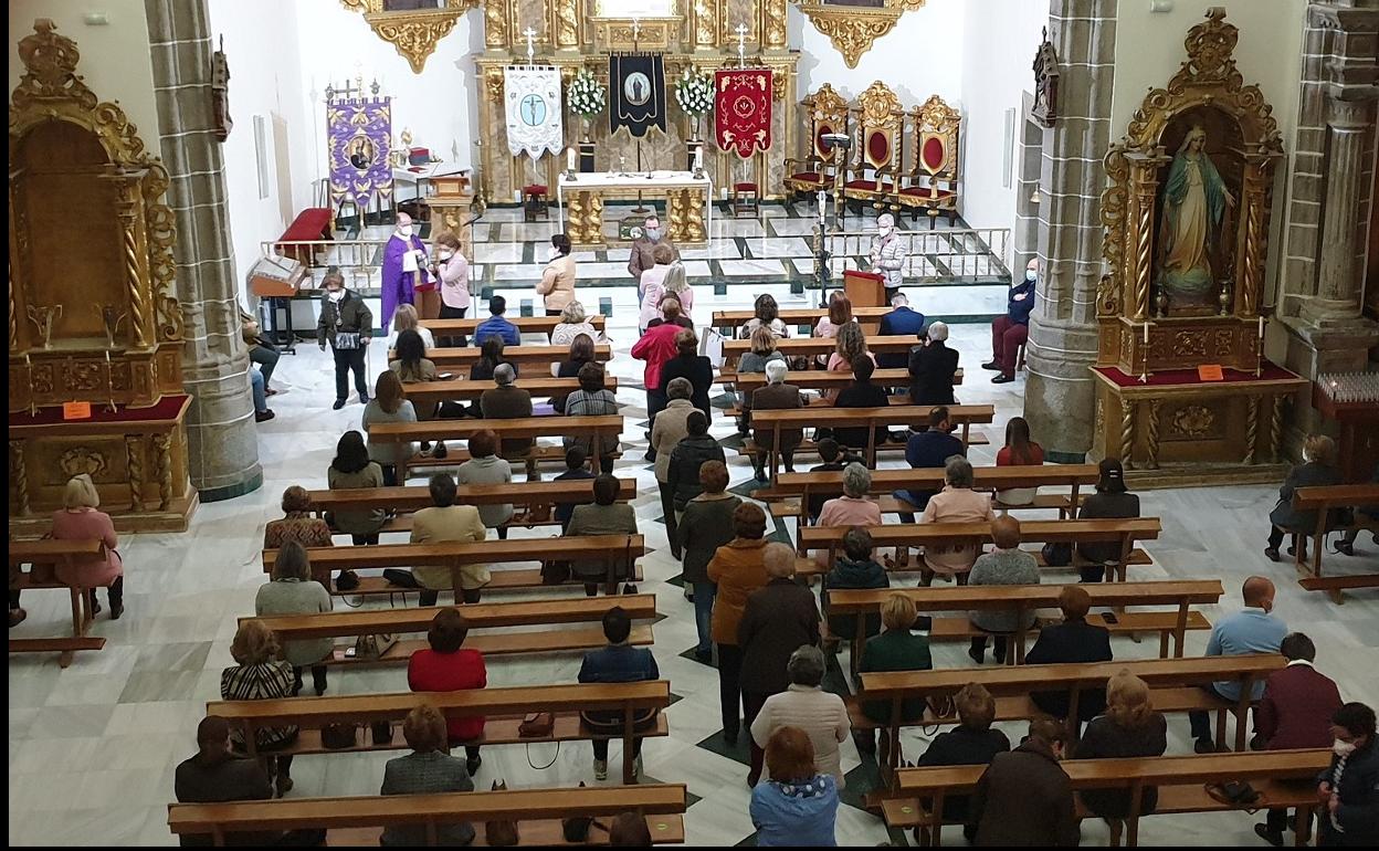 Solo podrán acceder a la parroquia para la 'Bienvenida' de la Virgen quienes tengan hecha la reserva