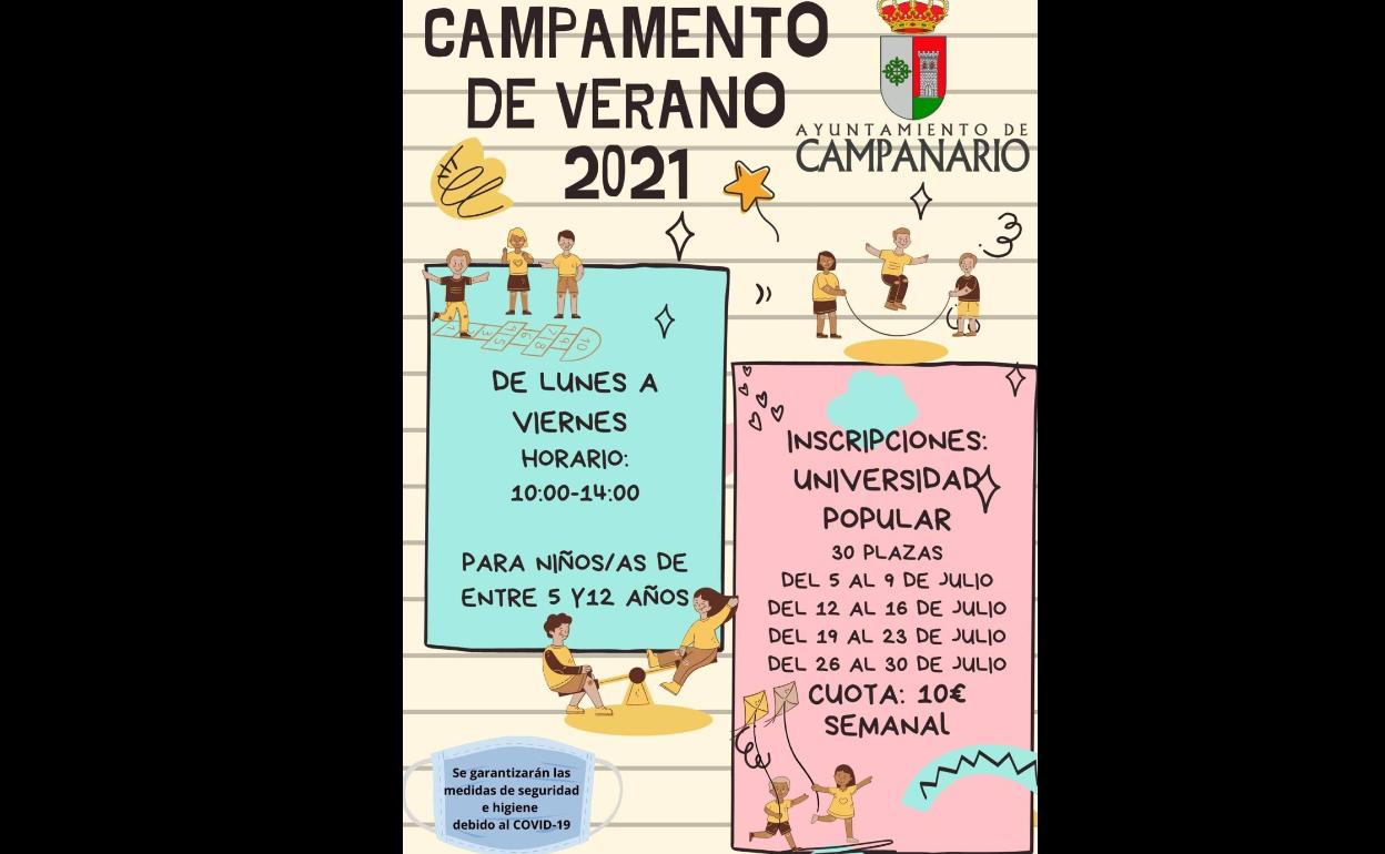 Abierta la preinscripción para el campamento de verano en el mes de julio