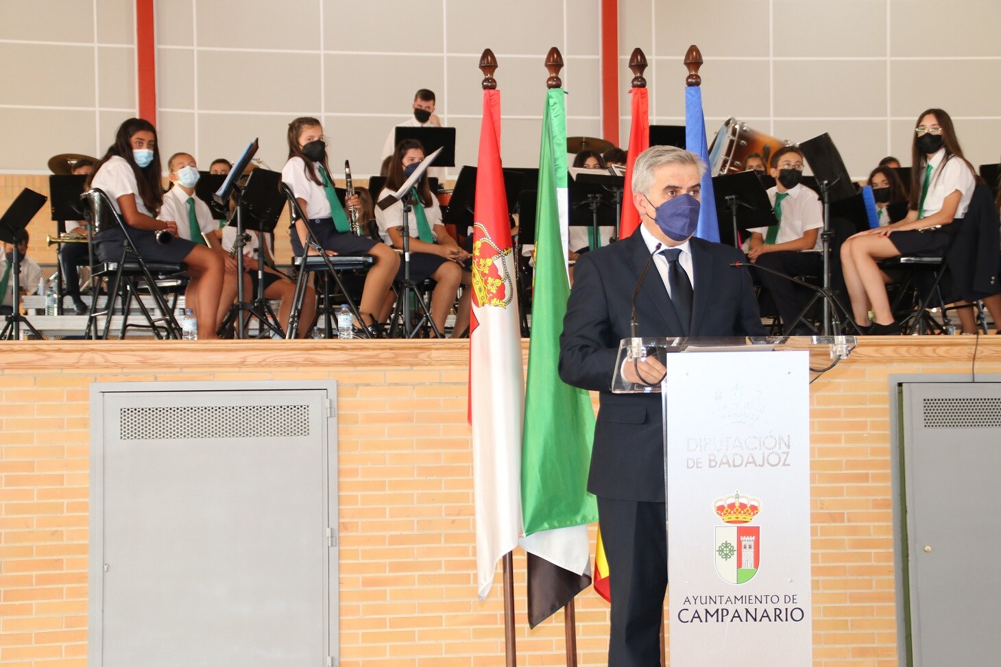 Inauguración del Auditorio Municipal de Campanario.