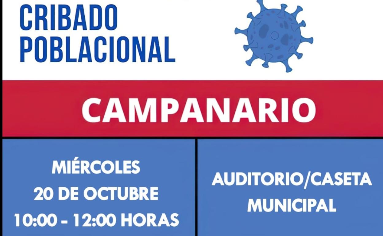 El Auditorio Municipal acoge este miércoles un cribado masivo para detectar casos asintomáticos