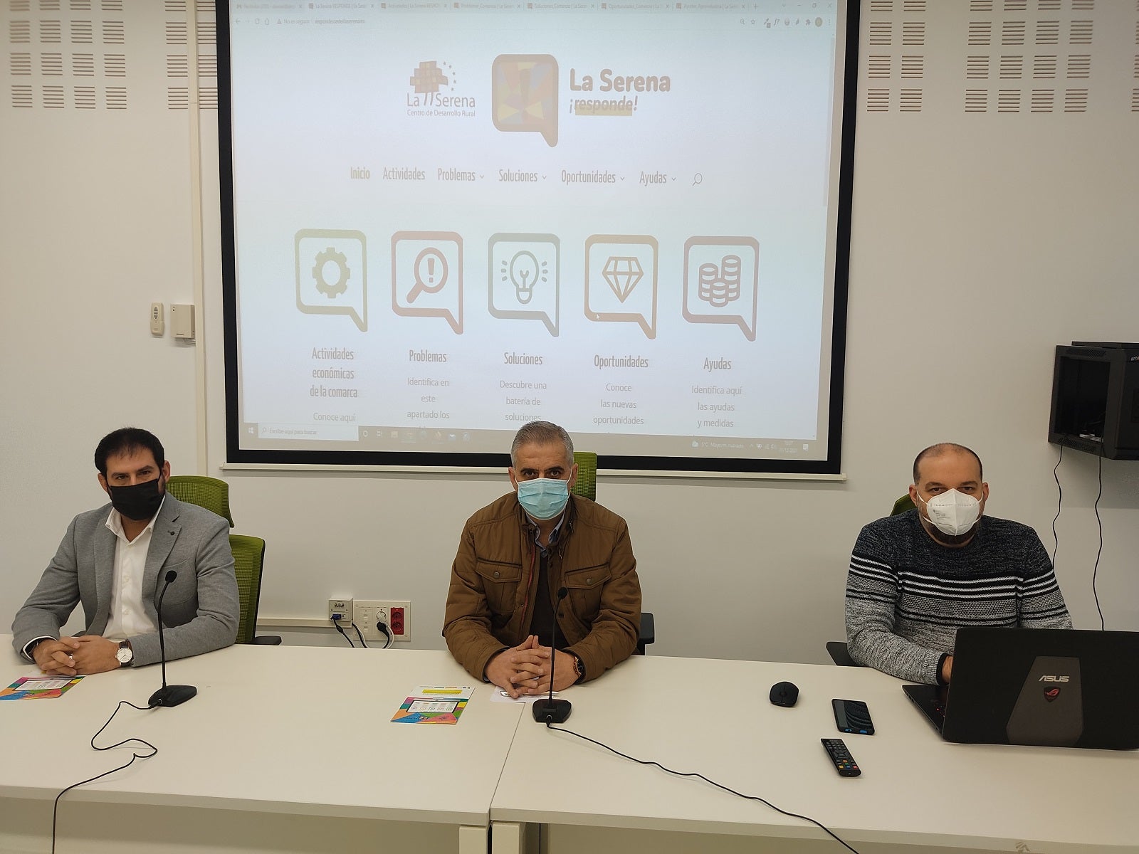 Presentación del proyecto 'La Serena Responde«. 