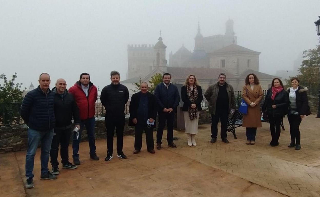 Algunos de la integrantes de la Red de Cooperación de Caminos de Guadalupe. 