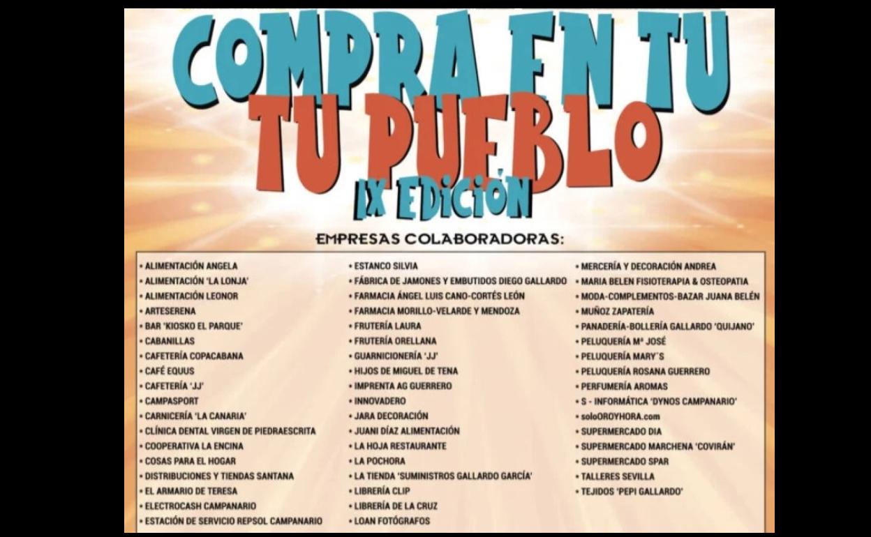 Un total de 52 empresas participan en la campaña de apoyo a la economía local