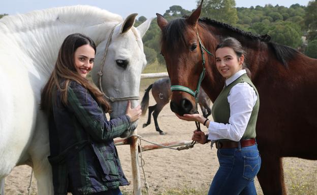 Bibiana y Carmen llegaron desde Orellana la Vieja. 