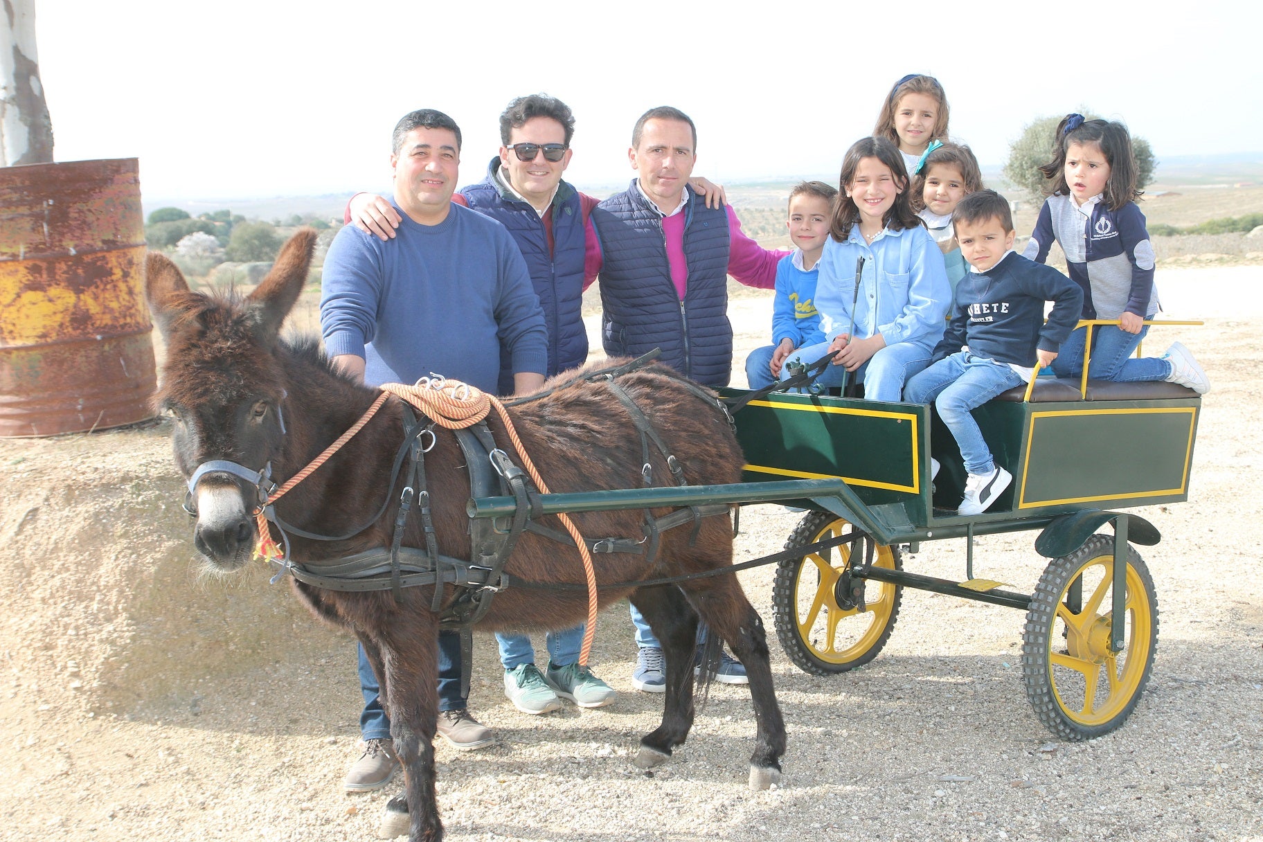 Mayores y pequeños disfrutaron de la Romería de San Valentín 2022. 