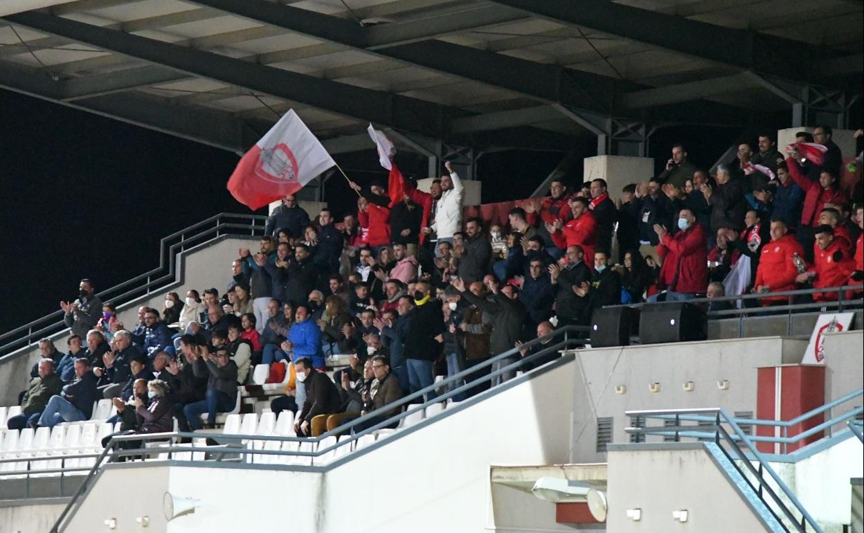 La afición del Campa durante el partido que les proclamó campeones. 