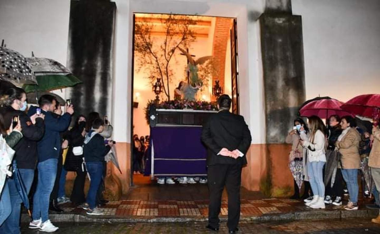 La lluvia impidió la salida de Jesús Orando en el Huerto