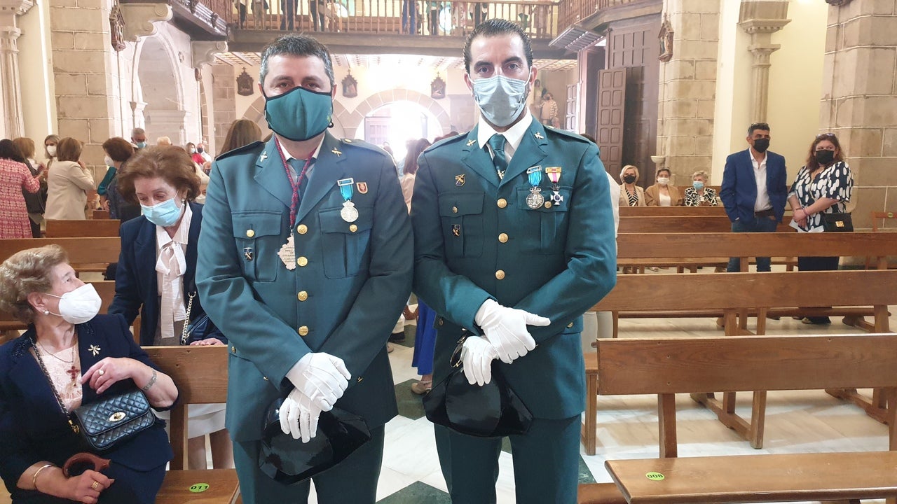 Los campanarienses acompañaron a la Virgen de Piedraescrita en la eucaristía y posterior procesión. 