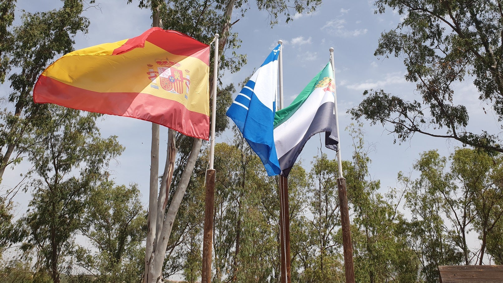 La Playa de Campanario ya disfruta de su Bandera Azul. 