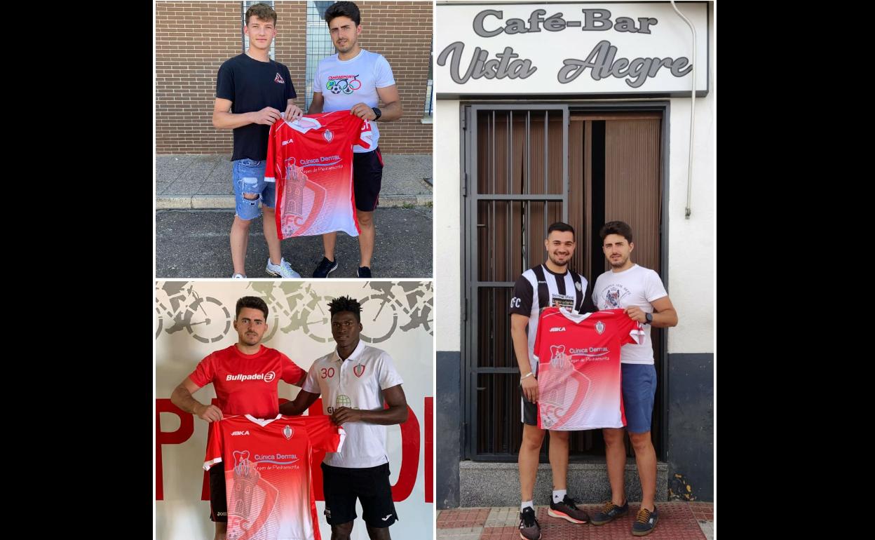 Algunas de las renovaciones, como Juan Cabanillas y Cassama, y el nuevo fichaje de Gabri. 