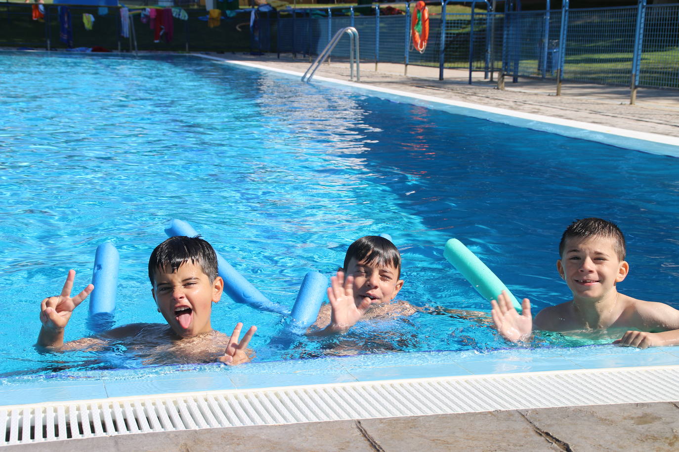 Uno de los cursos más demandados del verano son los de natación.