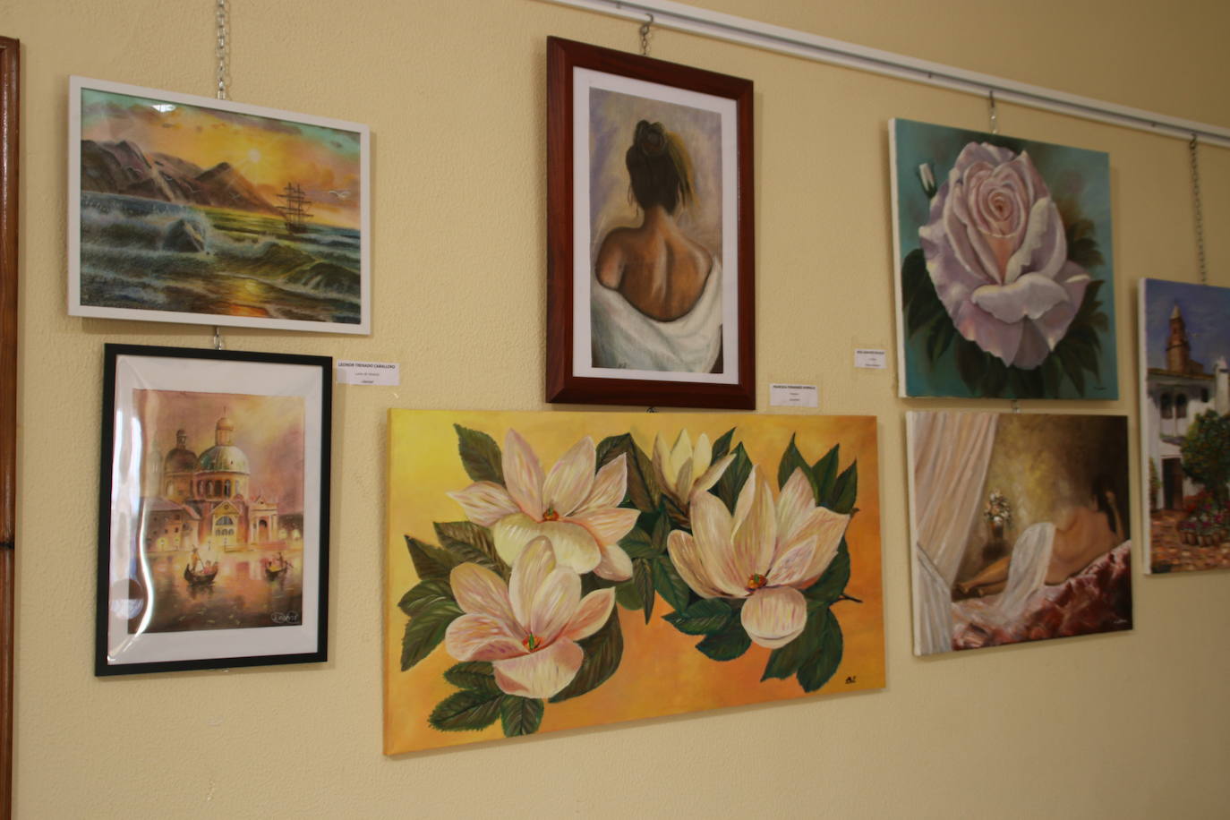 Las obras han podido verse en la Universidad Popular de Campanario. 