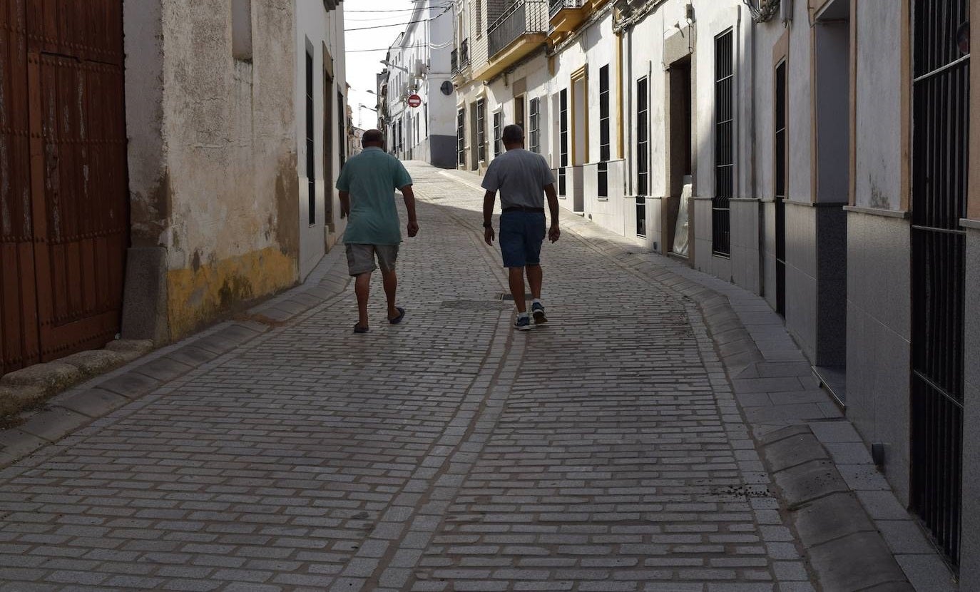 Una de las calles en las que se han llevado a cabo los trabajos de mejora 