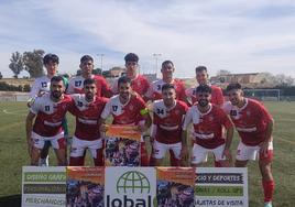 Once inicial del CF Campanario ante el Ilipense Zalamea