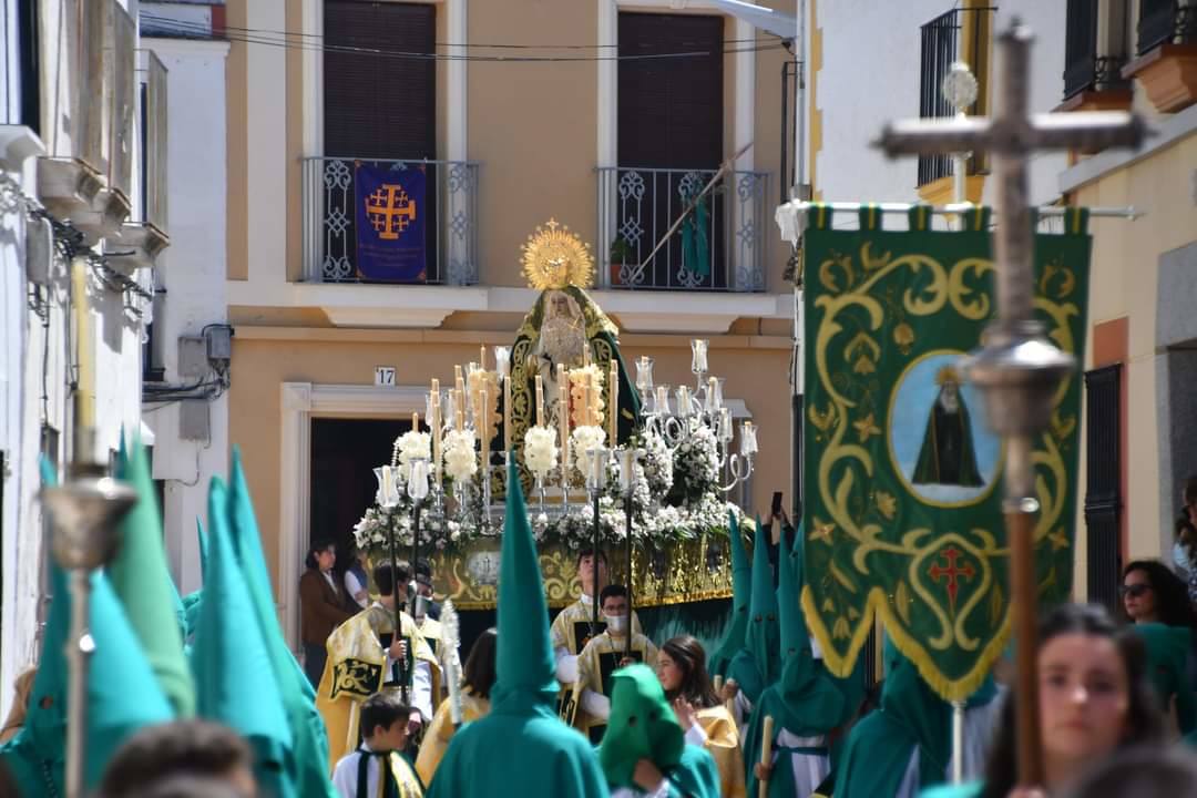 Procesión de María Santísima de la Victoria, protagonista del Cartel de Semana Santa 2023