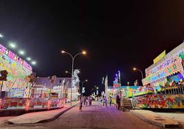 Entrada al ferial, Fiestas de Agosto 2023 Campanario