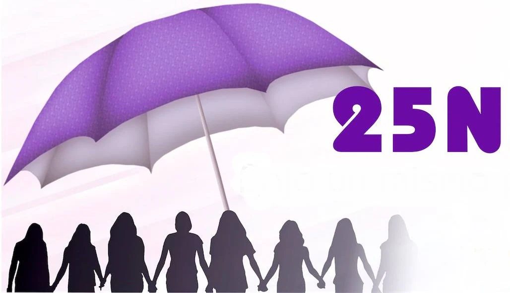 El lema 'Bajo un mismo paraguas' encabeza el Día Internacional de la Eliminación de la Violencia contra las Mujeres