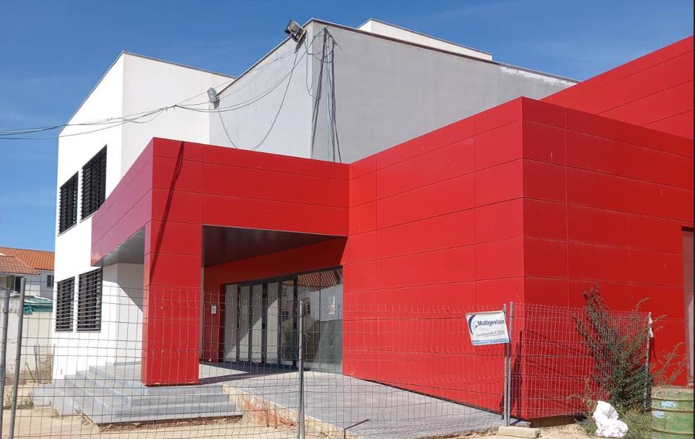 Nuevo centro cultural de Campanario, en construcción