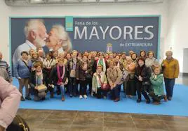 Los mayores campanarienses disfrutaron de la Feria de los Mayores en Badajoz