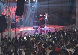Concierto de JuanLu Montoya en la Feria de Abril de Campanario.