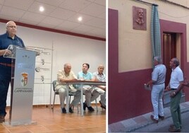 Eduardo Lozano y Ponce de León recibe un homenaje en Campanario