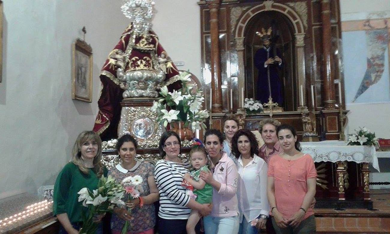 "Es un gozo enorme estar tan cerca de la Virgen, no se puede tener más alegría"