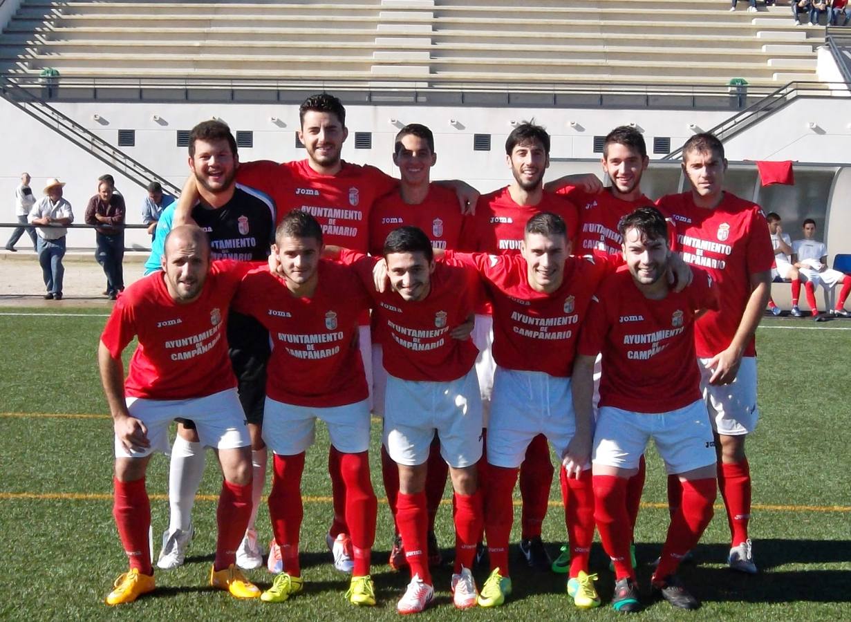 Once del Campanario que jugó el pasado fin de semana ante el Villafranca. 