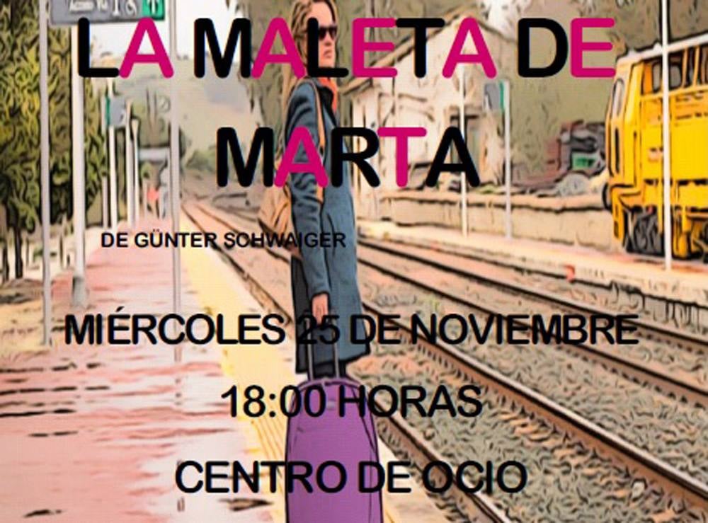 Proyección de 'La maleta de Marta' con motivo del Día Contra la Violencia de Género