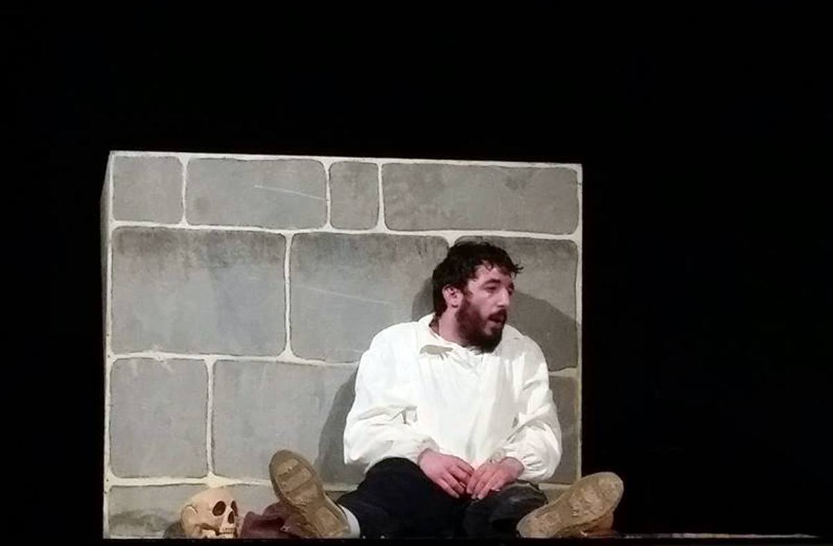 Momento del montaje de Franz Gómez, el pasado sábado en el teatro Olimpia de Campanario. 