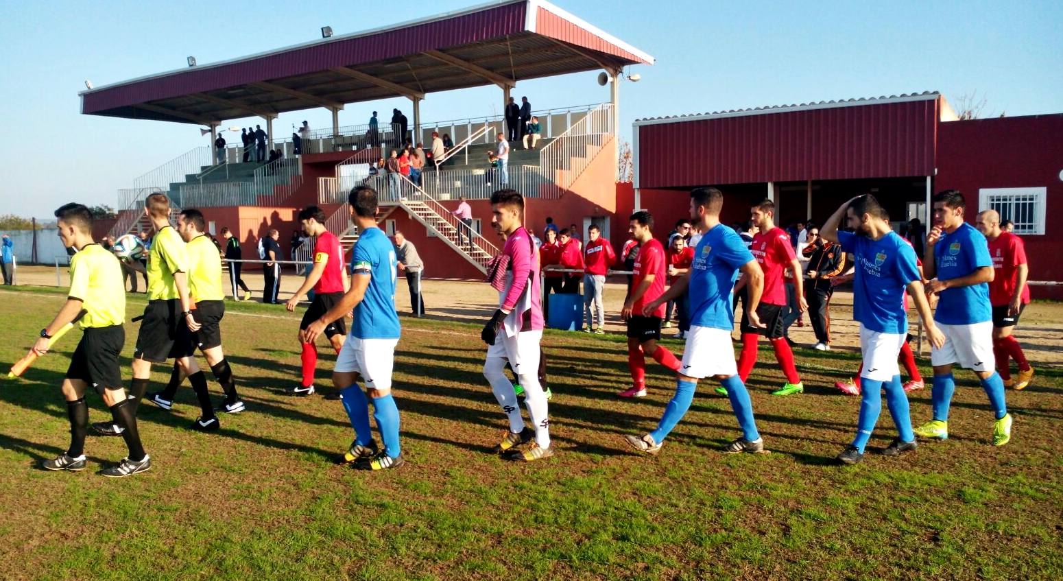 Imagen del partido de ida entre ambos equipos. 