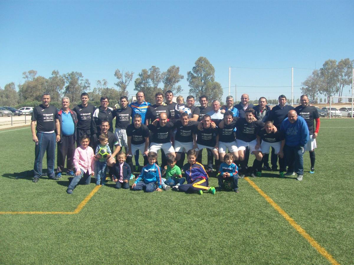 Campanario Atlético, en el choque del pasado fin de semana. 