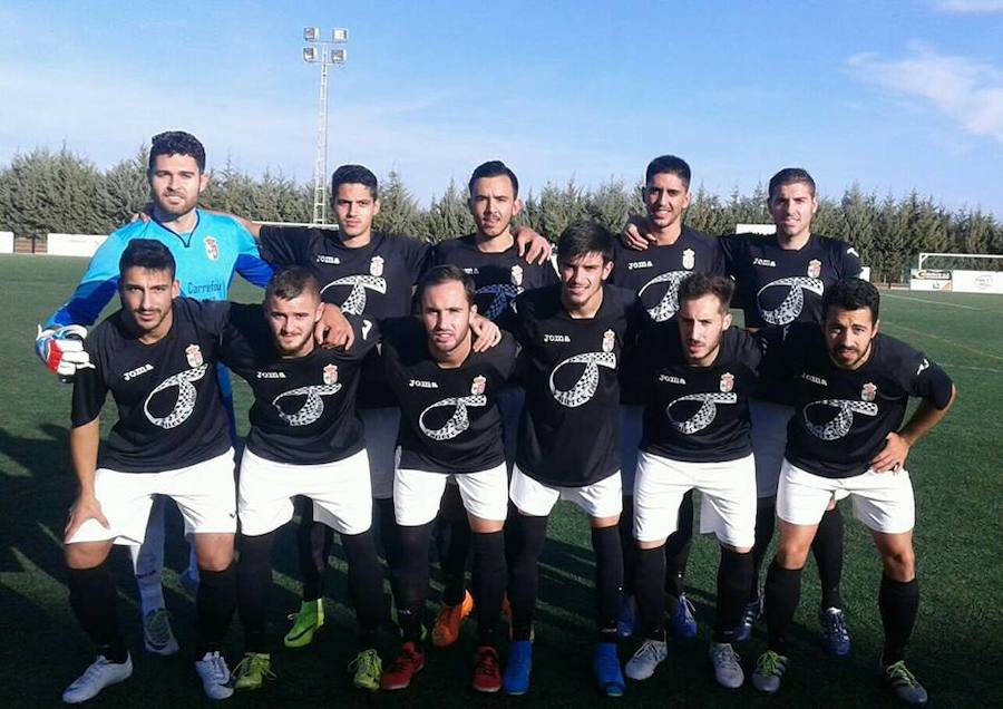 Once inicial del 'Campa' que se midió el pasado domingo al Frexnense. 