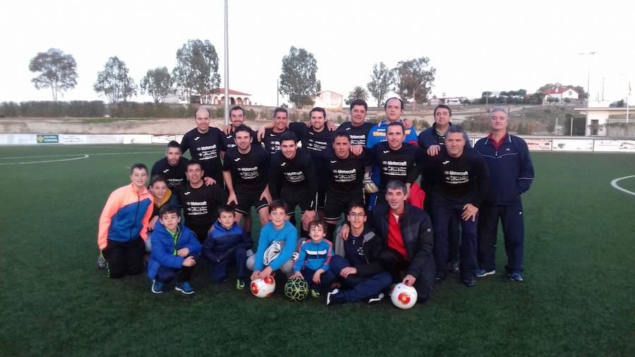 Equipo del Campanario Atlético que disputó el choque ante el Rena. 