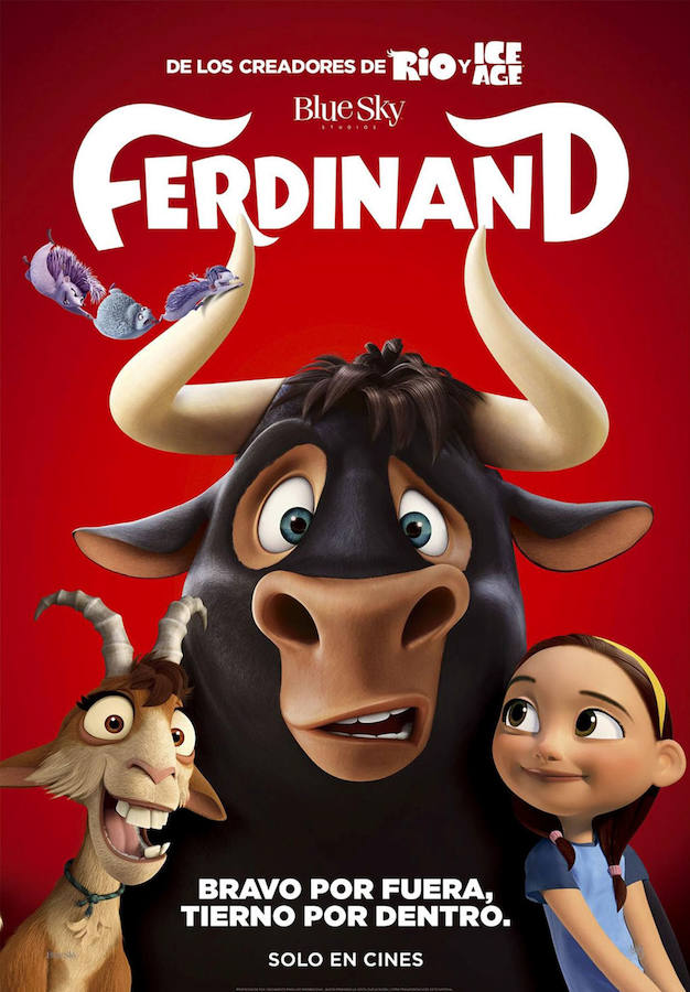 Doble sesión de cine infantil con la proyección de 'Ferdinand'