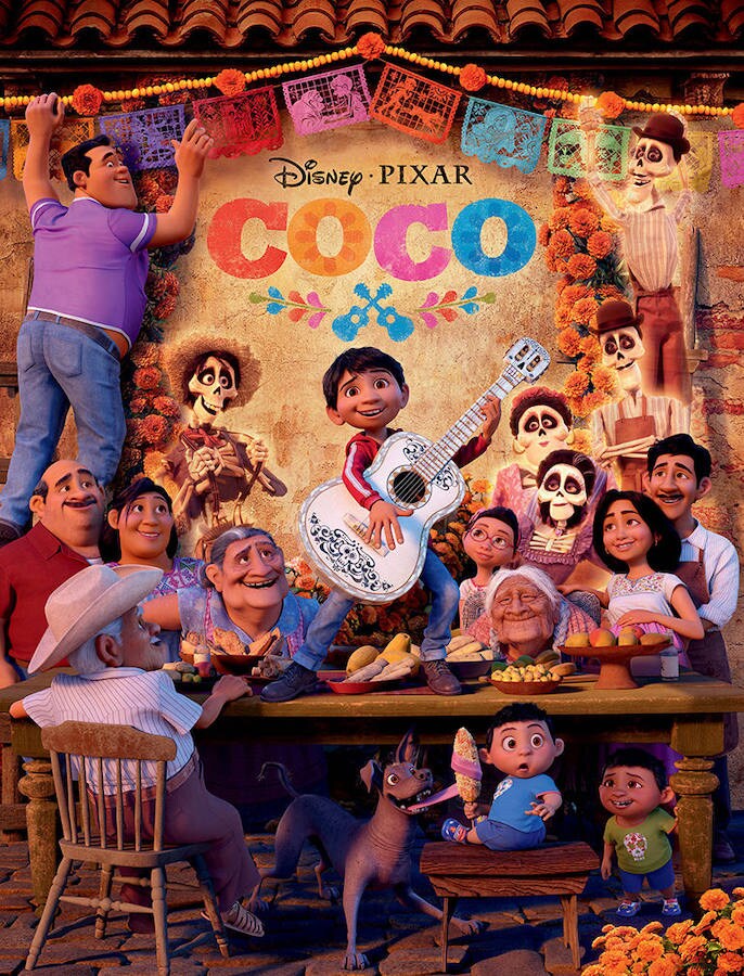 Doble sesión de cine infantil con la proyección de la película 'Coco'