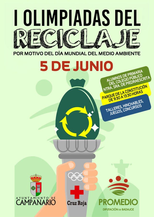 Alumnos del colegio participan mañana en las Olimpiadas del Reciclaje